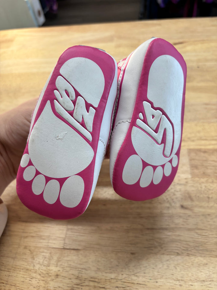 Vans Pink Checker Soft-Sole Booties Size 4 Crib Shoes