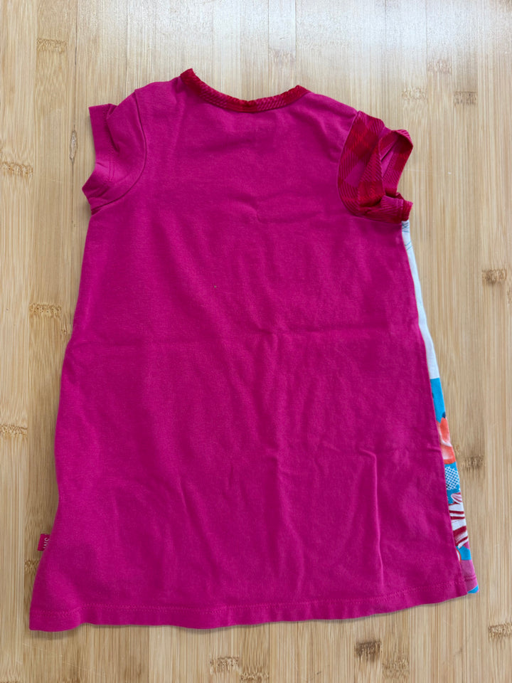 Souris Mini Birthday Party Graphic A-Line Dress – 18M | Cap Sleeve 95% Cotton