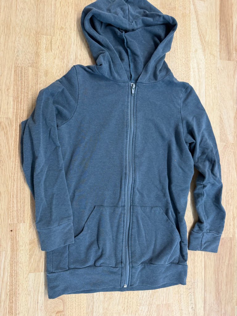 Jax & Lennon Zip-Up Hoodie – Youth S | Green - Nest and Sprout-Consignment