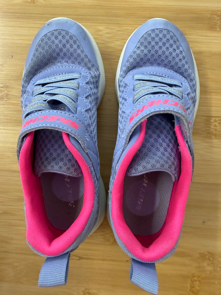 Skechers Sneakers – 12 | Light Purple Velcro Bright Pink Insoles