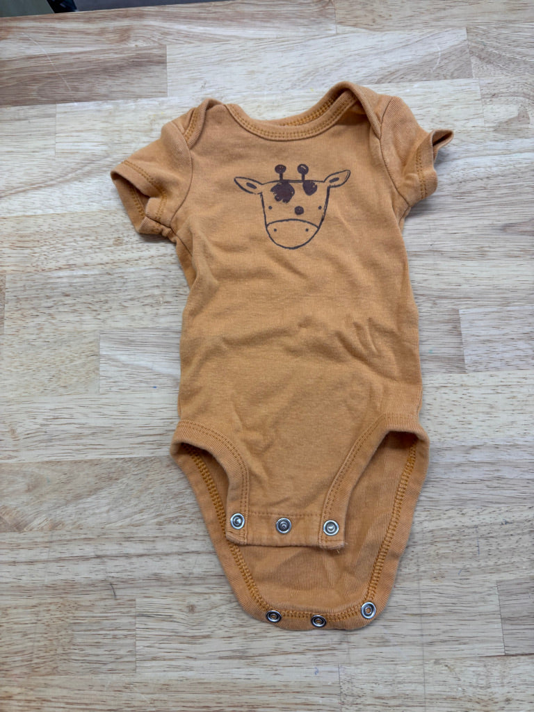 Carters Bodysuit – Size NB (Giraffe Sketch)