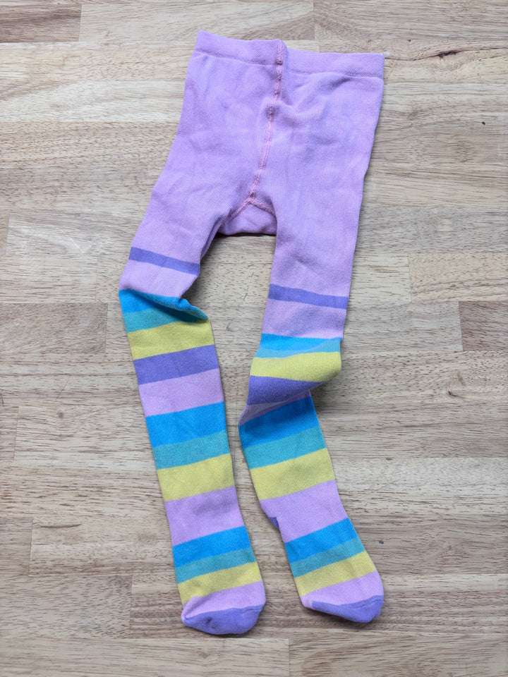 Villervalla 86/92 Tights – Pink Beach Stripes