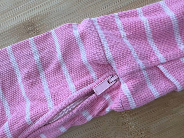 Bonds Wondersuit – 6–12M | Pink Ribbed