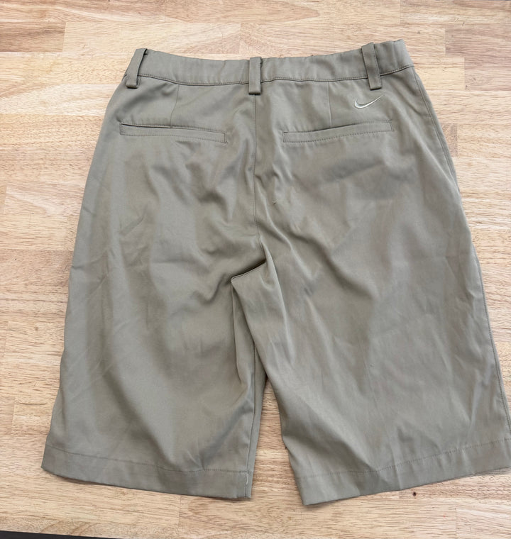 Nike Dri-FIT Golf Shorts – Size M (8–10Y) | Khaki
