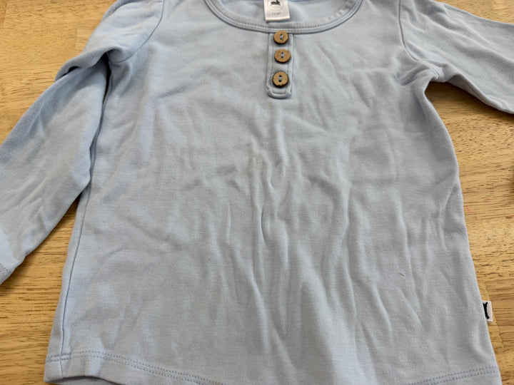 Little & Lively Shirt – 1/2Y | Light Blue Long Sleeve