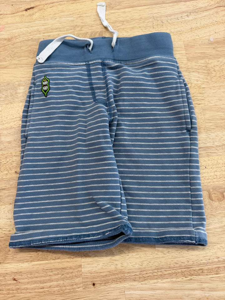Peekaboo Beans Shorts – 3 | Blue and Grey Stripe