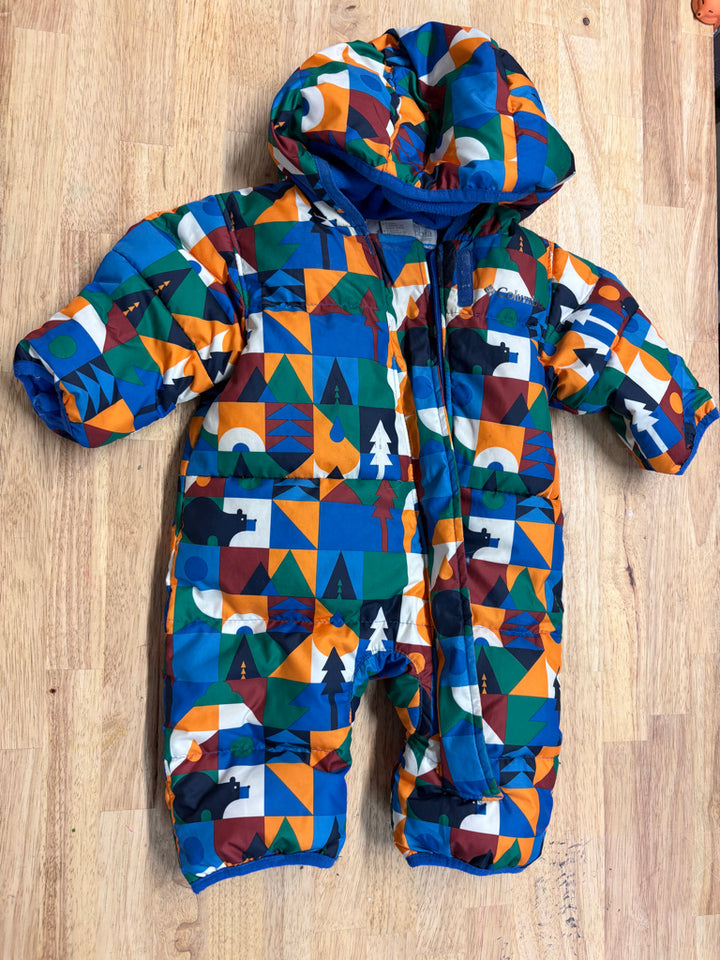 Columbia 0–3M Duck Down Snowsuit IMPERFECT