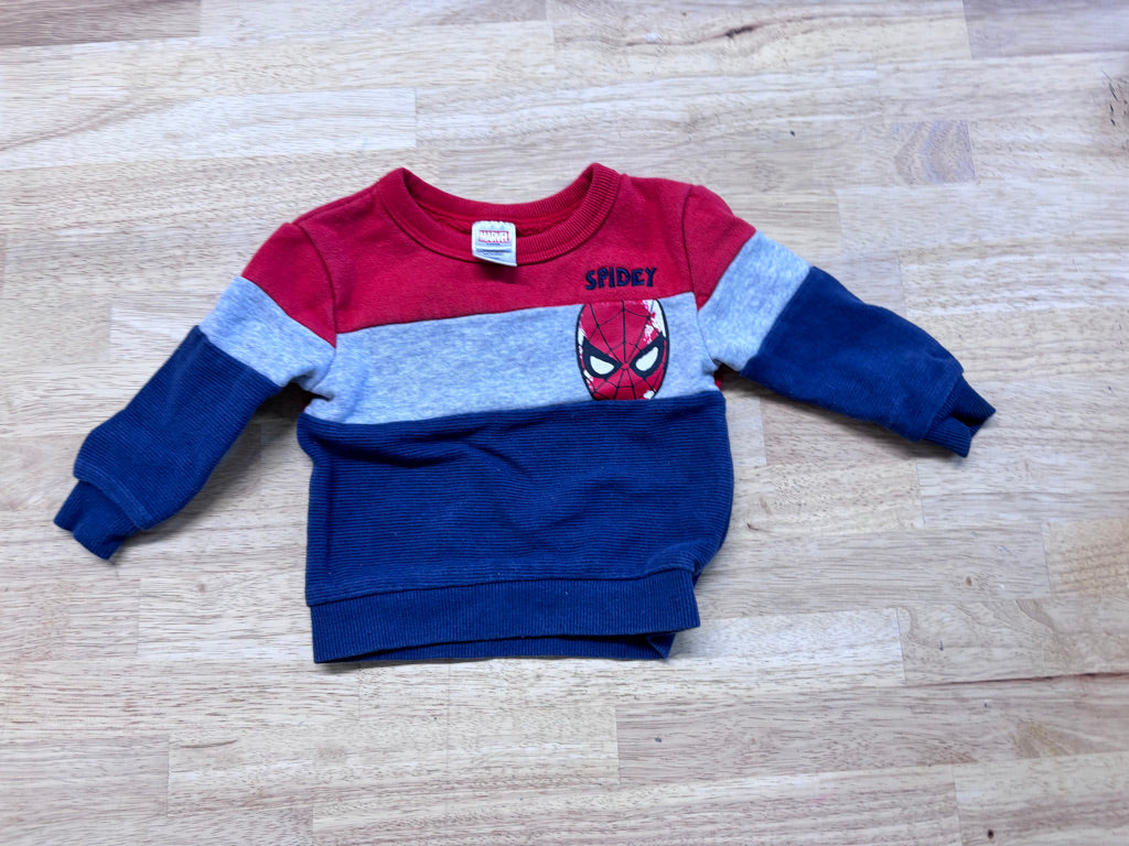 Marvel 6M Colorblock Spidey Sweatshirt