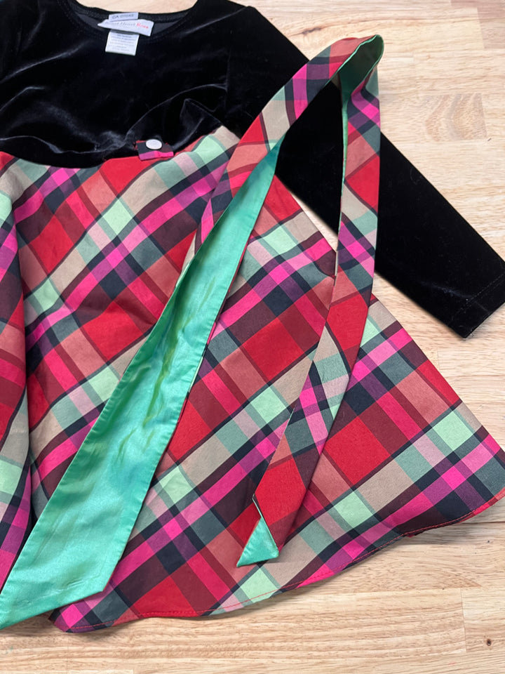 Sweet Heart Rose Dress – Size 2 (Black/Red Plaid)