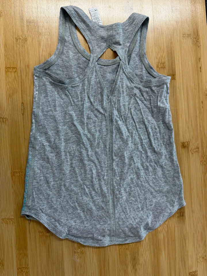 Ivivva Tank Top – 6 | Blue & White Splatter Ombre - Nest and Sprout-Consignment