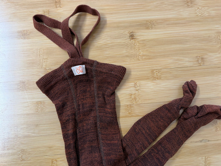 Silly Silas Tights – 62–68 (3–6M) | Brown Overall Style