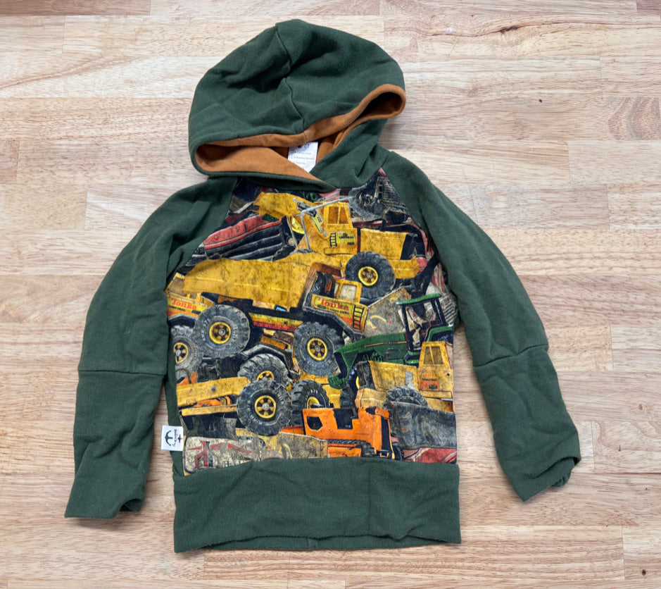 Nautical Nerys Grow-With-Me Hoodie (3-12M)