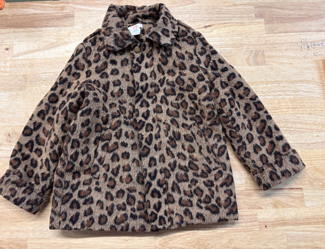 Joe Fresh Faux Fur Leopard Jacket – Size 5