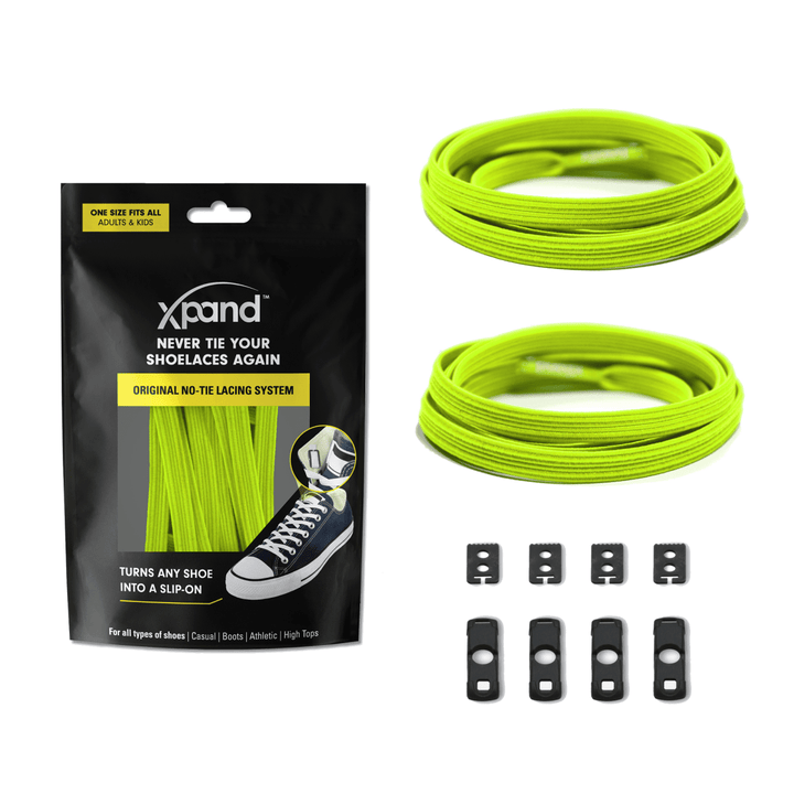 No - Tie Elastic Flat Shoelaces | No More Tying | One Size - Nest and Sprout - Xpand Laces