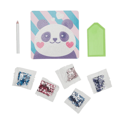 Razzle Dazzle DIY Gem Art Kit - Pretty Panda - Nest and Sprout - Ooly
