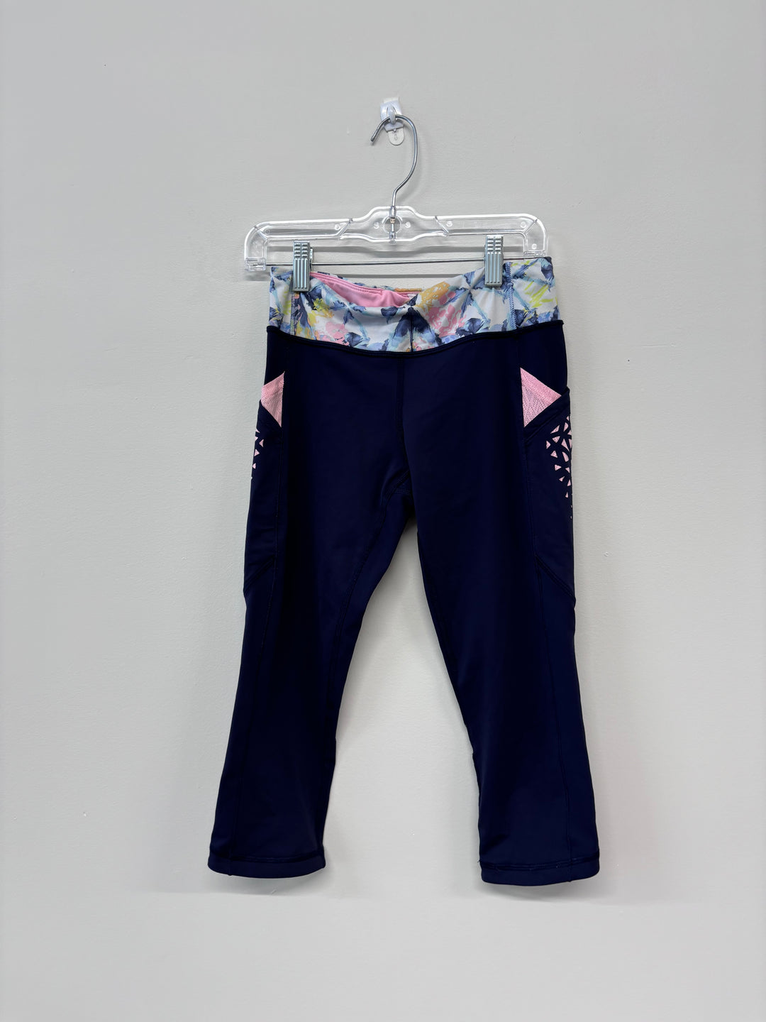 Ivivva Crop Leggings - Navy Blue, Size 12  | Clearance