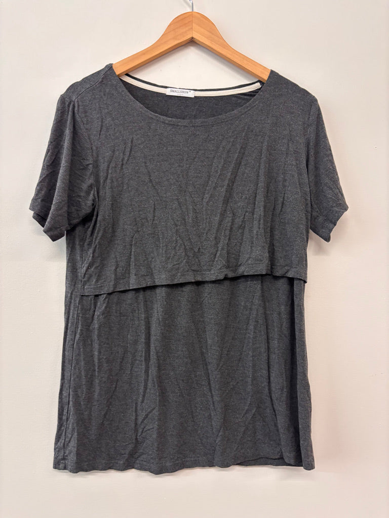Small Show Nursing Top – Size L (Charcoal)