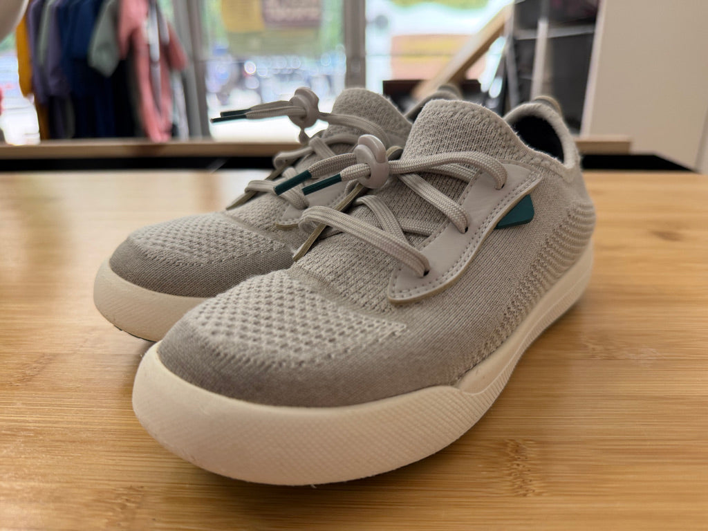 Vessi Weekend Waterproof Shoes – Junior 2 (EU 33) | Steel Grey Toggle Lace