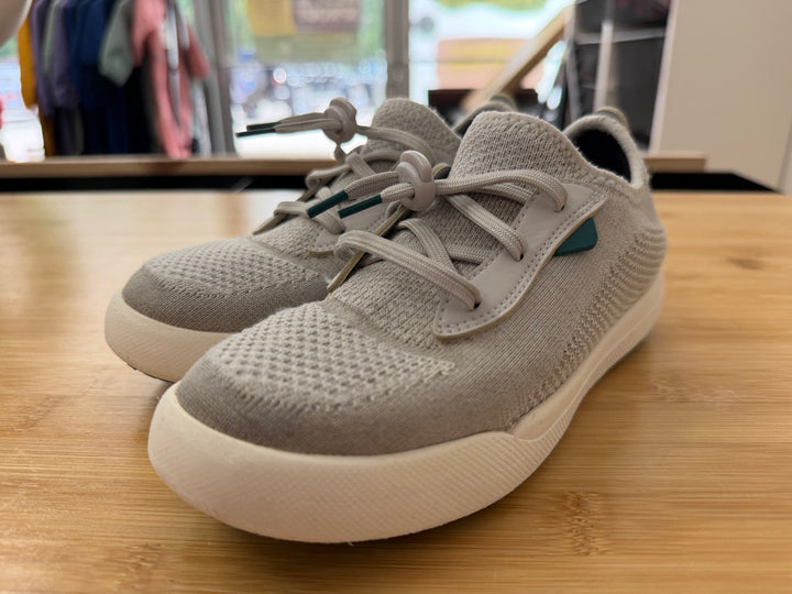 Vessi Weekend Waterproof Shoes – Junior 2 (EU 33) | Steel Grey Toggle Lace