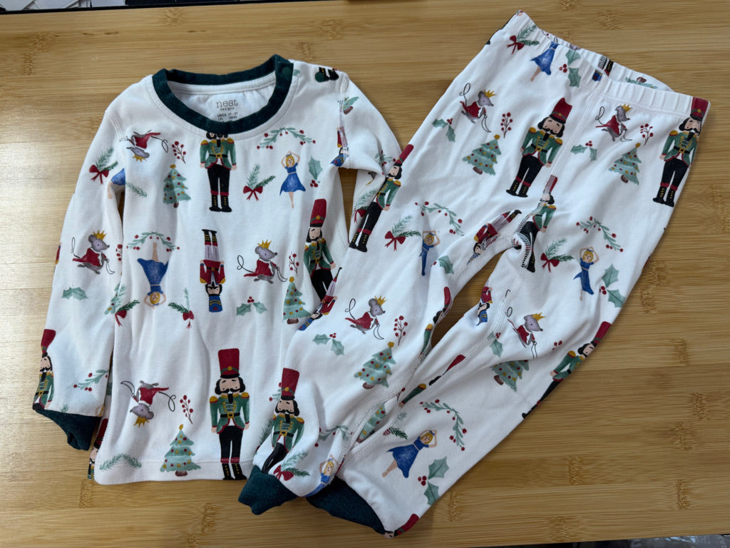 Nest Designs PJ Set – 2/3Y | Nutcracker Print