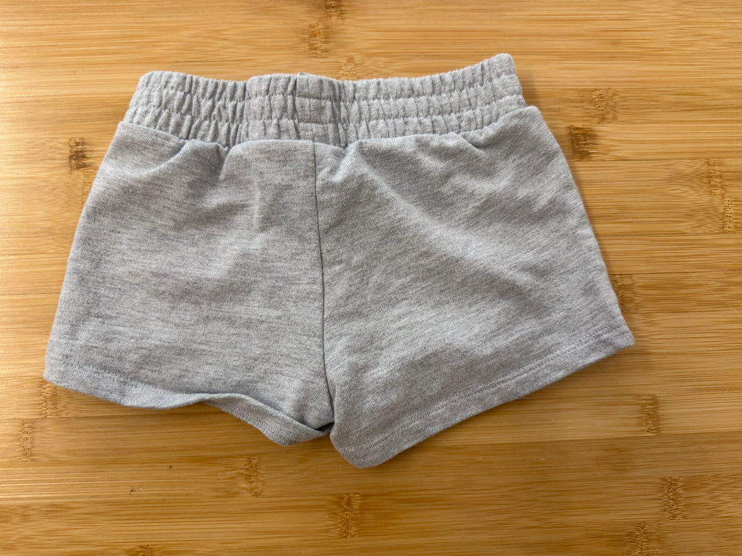 Puma Shorts – 2 | Light Grey Pink Logo