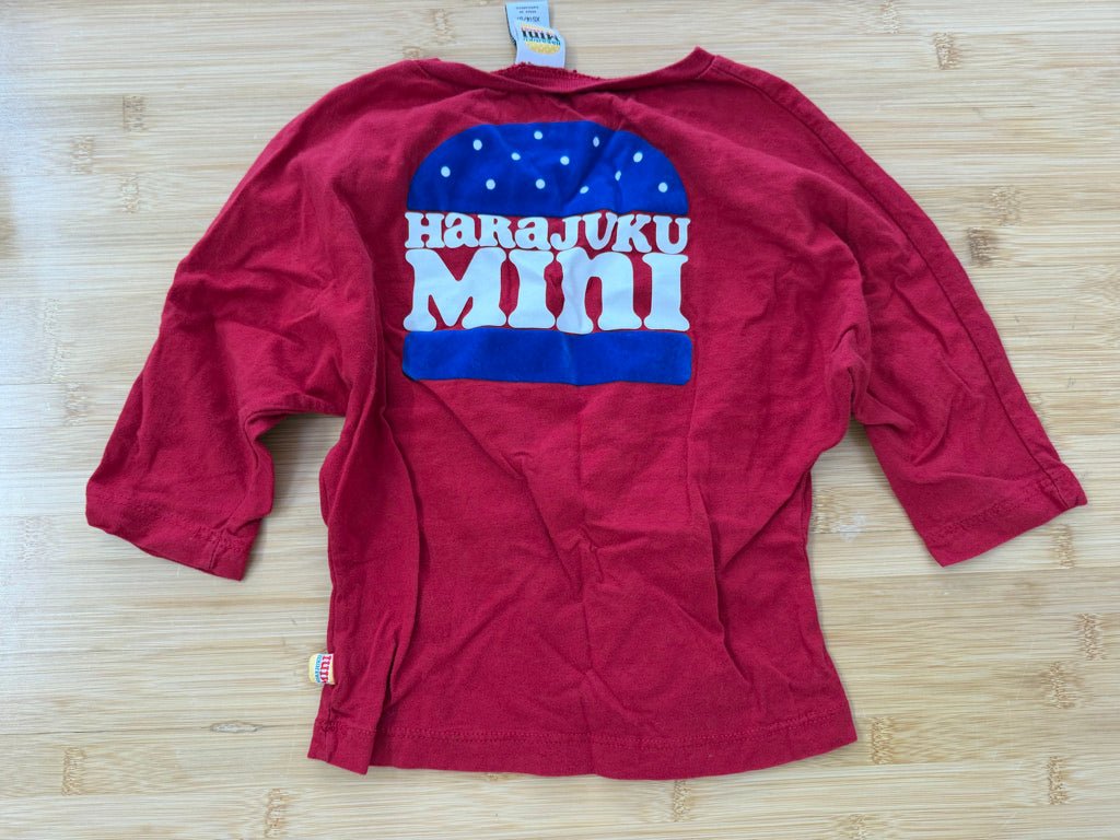 Gwen Stefani's Harajuku Mini for Target collection Motorcycle Girl Graphic T-Shirt – 4/5 | Red - Nest and Sprout-Consignment