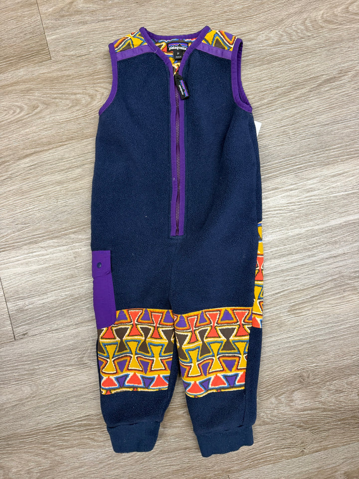 Patagonia Baby Synchilla Patched Jumpsuit – 2TS | New Navy