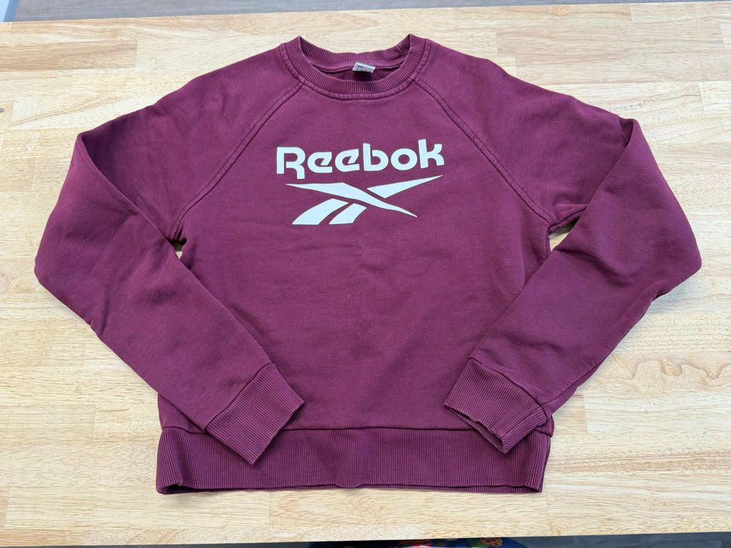 Reebok Sweatshirt – Adult XS | Burgundy Long Sleeve