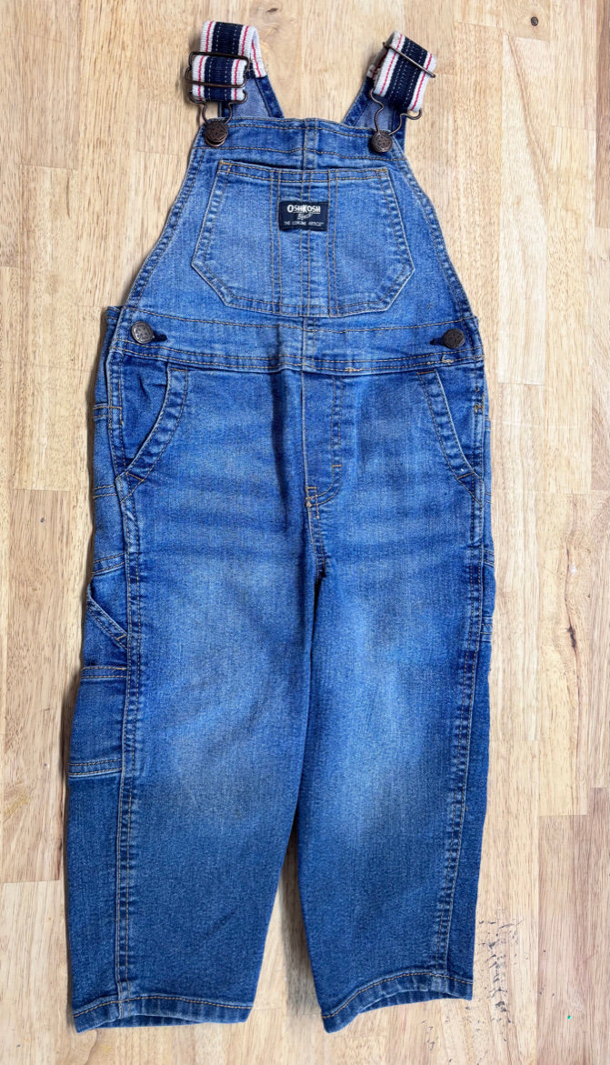 OshKosh Lightweight Denim Overalls 3T