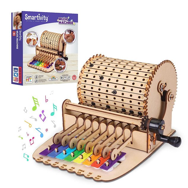Smartivity Music Machine – Build-Your-Own Wooden Instrument (Ages 8 ...