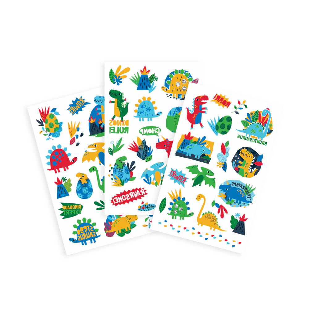 Tattoo Palooza Temporary Glitter Tattoo: Dino Days