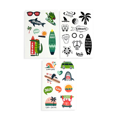 Mini Tattoo Palooza Temporary Tattoos | Beach Days  FNAL SALE