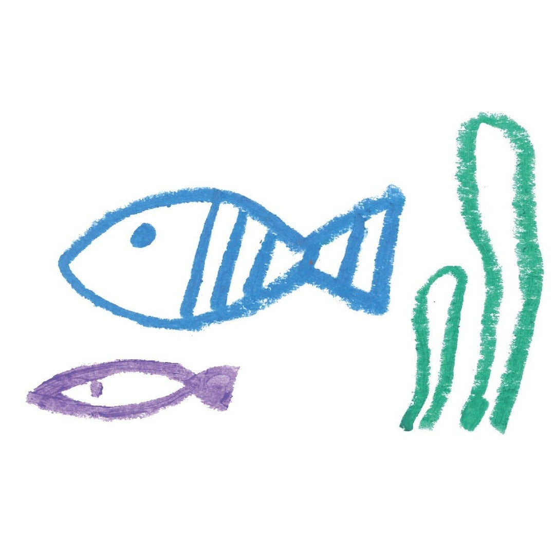 Kitpas Bath Crayons 3 colors - Fish