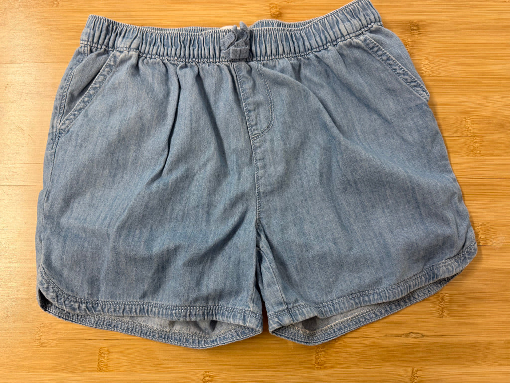 Children's Place Denim Shorts – Size 14 | Light Wash Elastic Waist