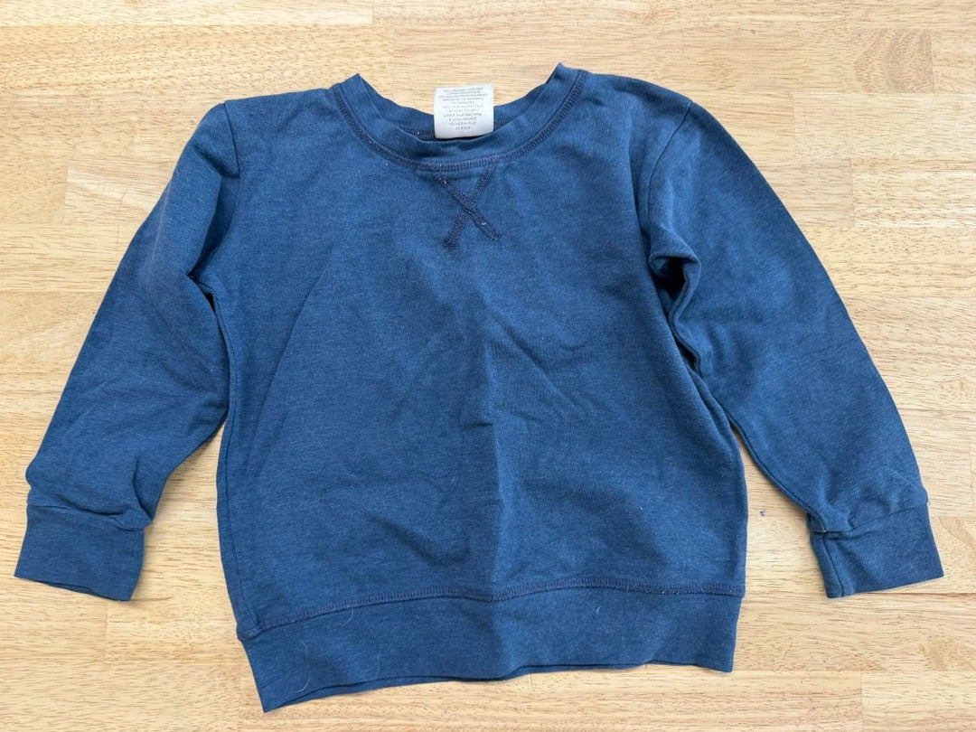 Jax & Lennon Dark Blue Heavier Bamboo Short Sleeve – 18–24M - Nest and Sprout-Consignment