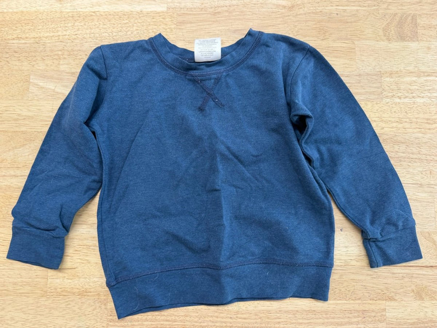 Jax & Lennon Dark Blue Heavier Bamboo Short Sleeve – 18–24M - Nest and Sprout-Consignment