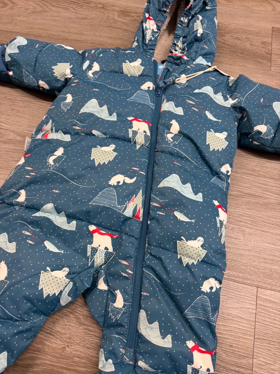 Jan and Jul Puffy One-Piece Snowsuit – 12-18 Months - Nest and Sprout-Consignment