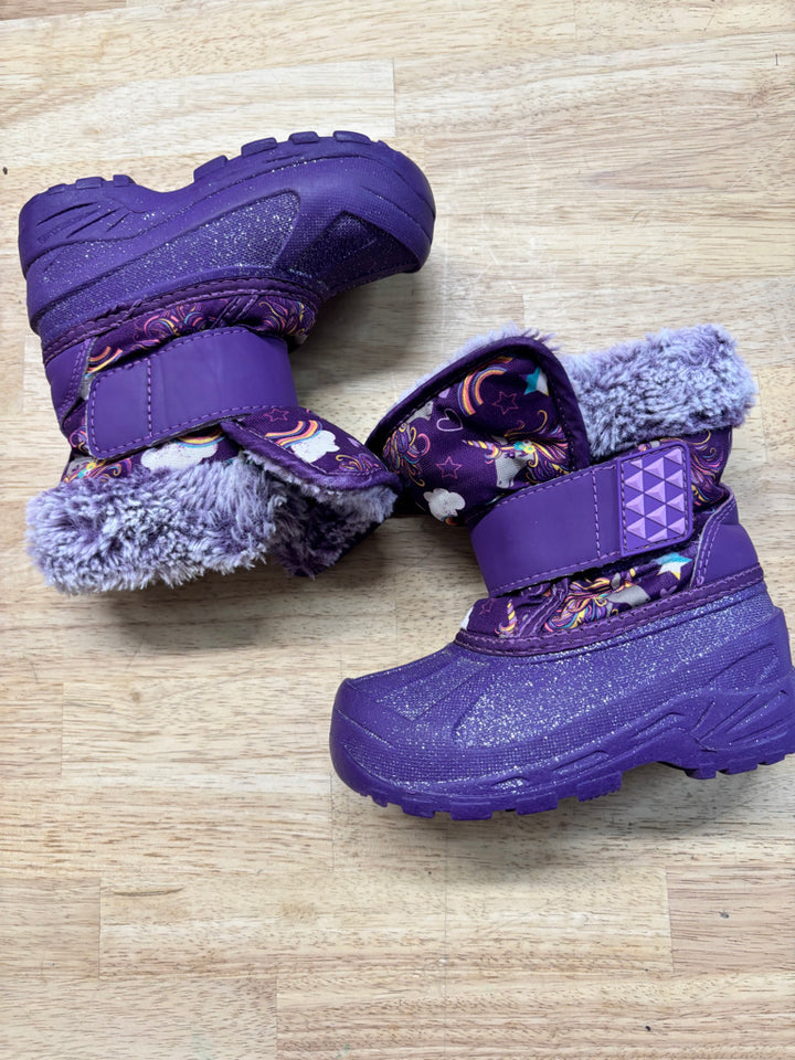 Elements Glitter Galosh Boots | Size 8