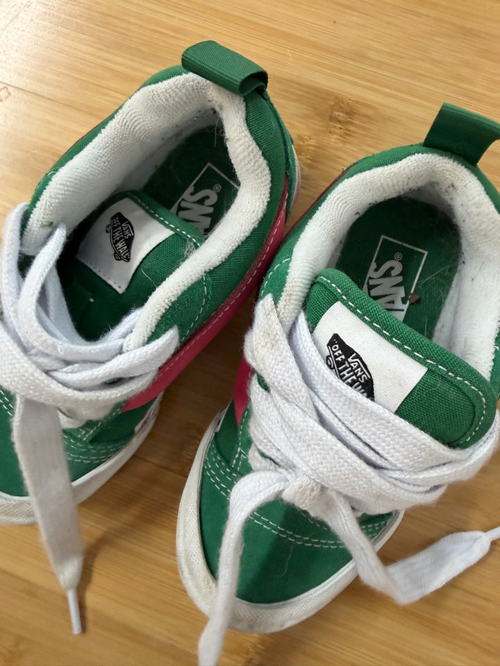 Vans Watermelon Lace-Up Shoes – 11 (EU 29) | Green & Pink Plush Tongue