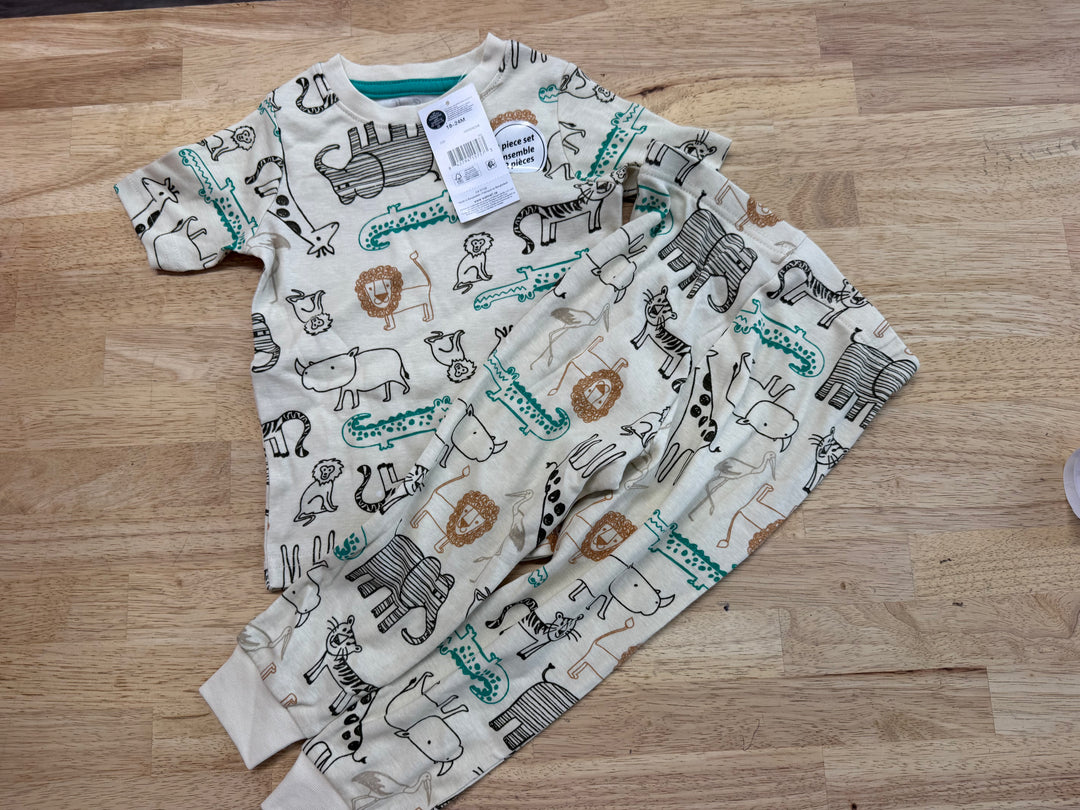 George Safari PJ Set – 18–24M | Two-Piece NWT