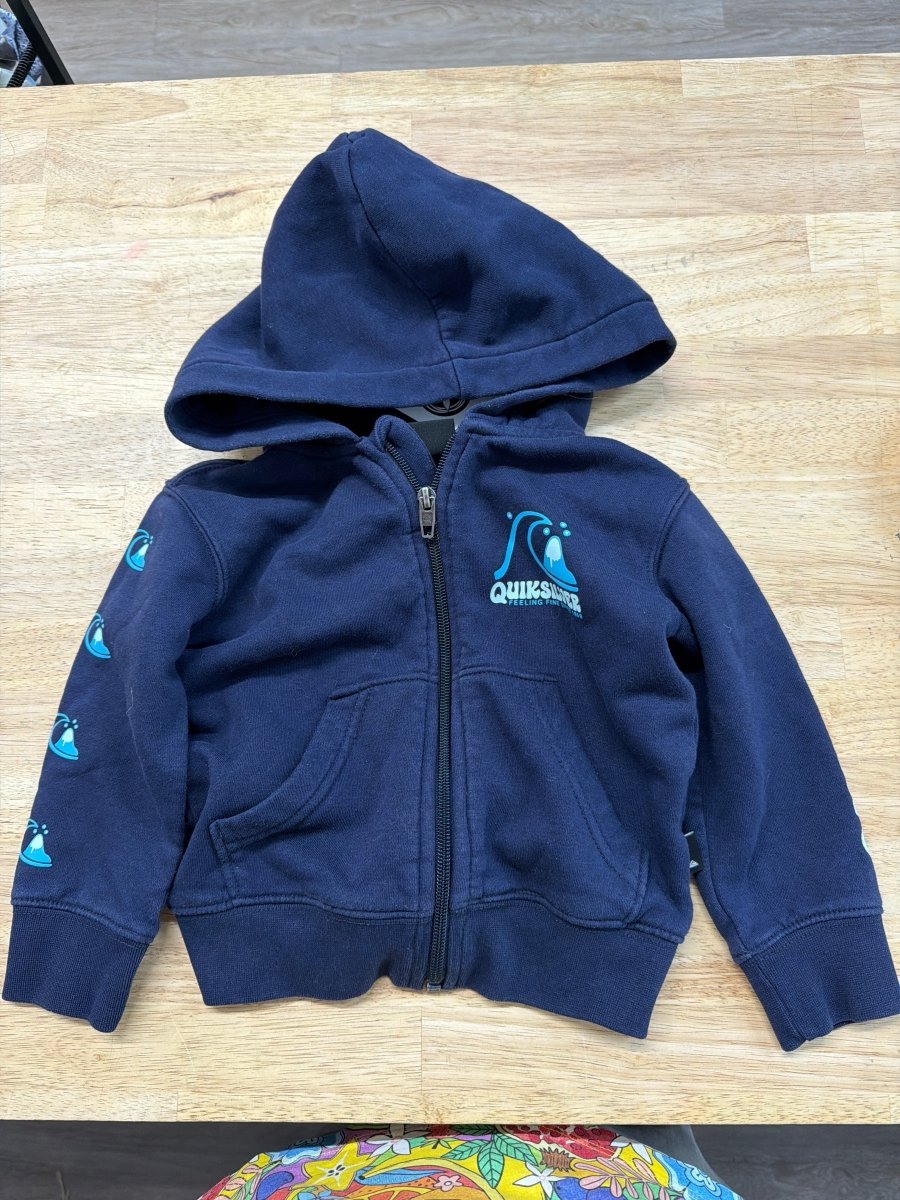 Quiksilver Zip-Up Hoodie – 2 | Navy Blue
