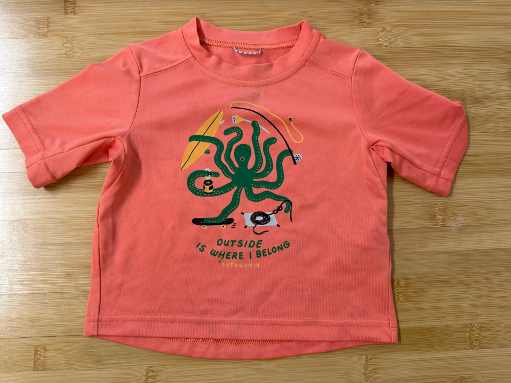 Patagonia Capilene Silkweight UV Top – 12–18M | Short Sleeve | Play