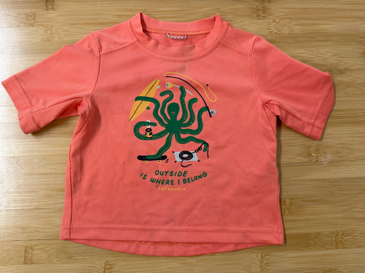 Patagonia Capilene Silkweight UV Top – 12–18M | Short Sleeve | Play