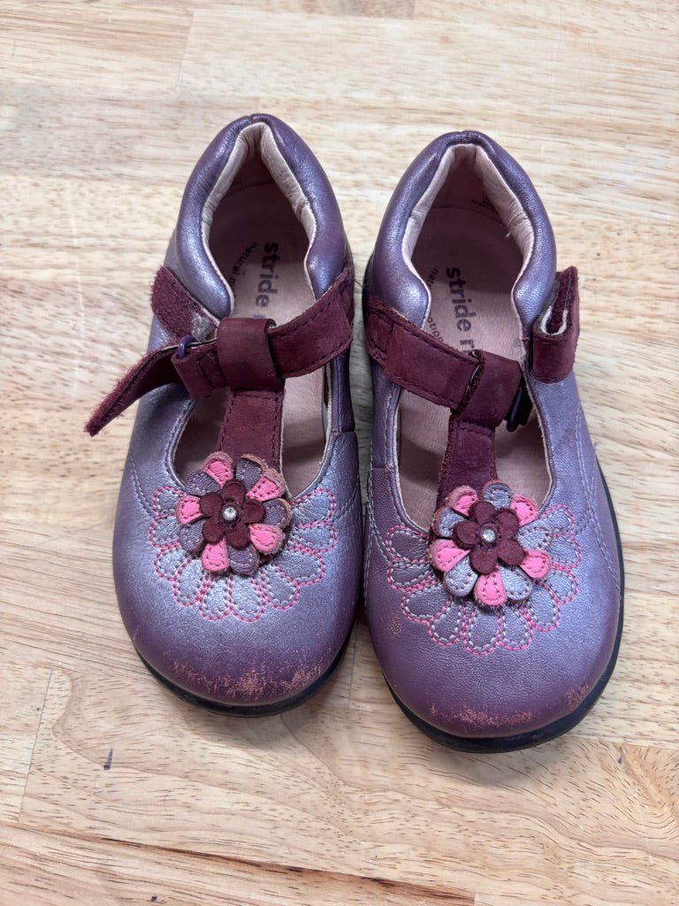 Stride Rite Size 7 Purple Metallic Mary Janes - Nest and Sprout - Consignment