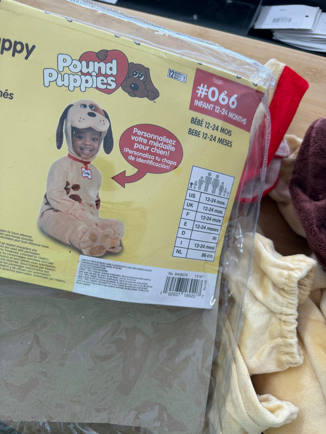 Pound Puppy Four-Piece Jumpsuit Costume – 12–24M | Holiday