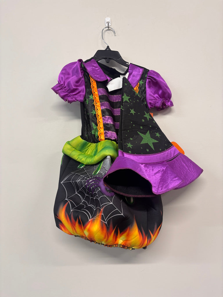 Witch Costume with Hat – Size 3-4