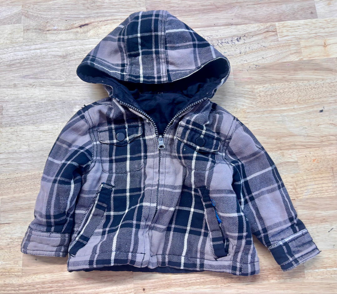 Children’s Place Quilted Flannel Jacket 12M