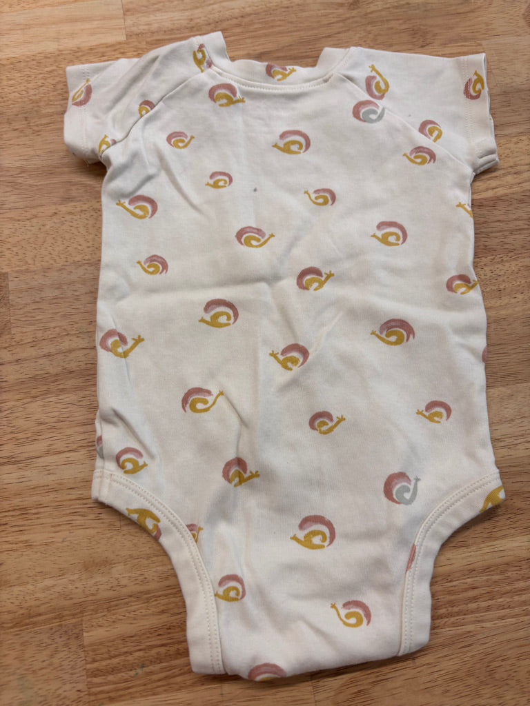 Pehr 12-18M Snail Bodysuit