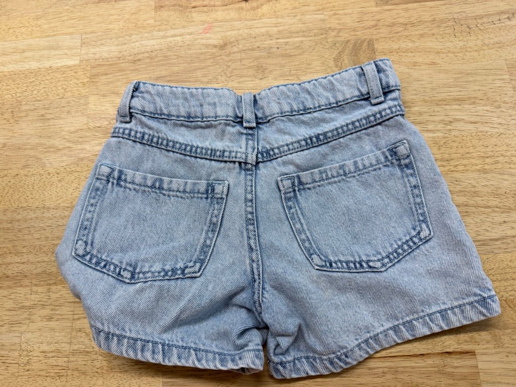 George Denim Shorts – 10 | Light Wash | 100% Cotton - Nest and Sprout-Consignment