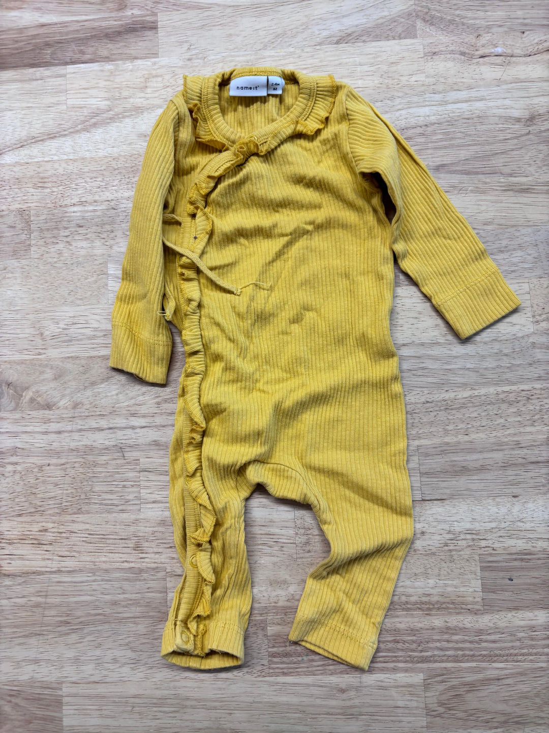 Name It Sunshine Ribbed Playsuit 2–4M